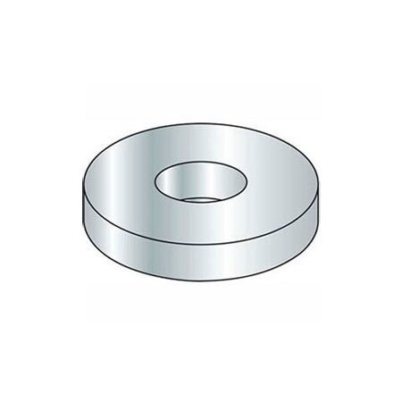 Titan Fasteners 1/2in Flat Washer - SAE - 17/32in I.D. - Steel - Zinc - Grade 2 - Pkg of 100 CCT08